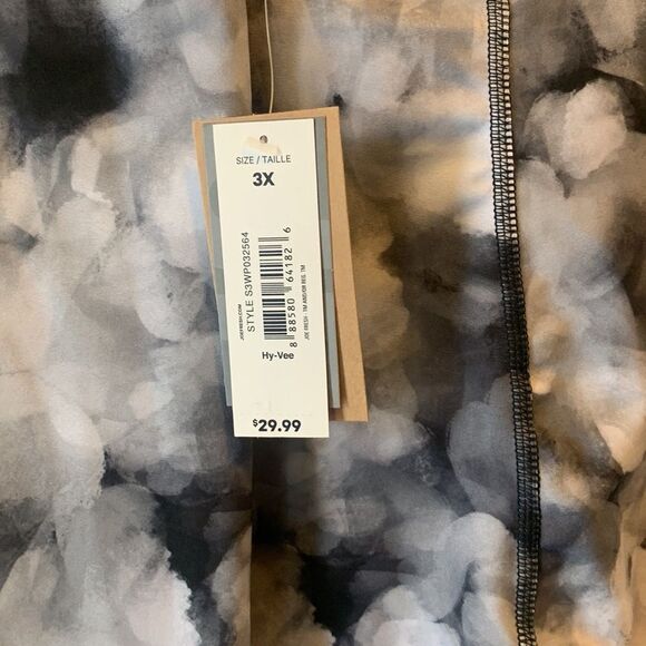 Joe Fresh Black and White Cloud Print Leggings - Picture 5 of 5